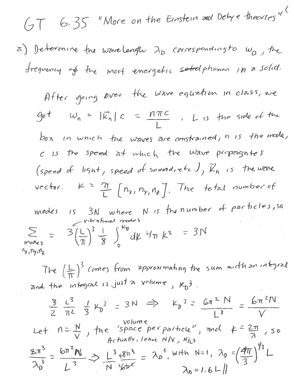 Problem SET 6 Solution (D) - PHYS 3331 - Studocu