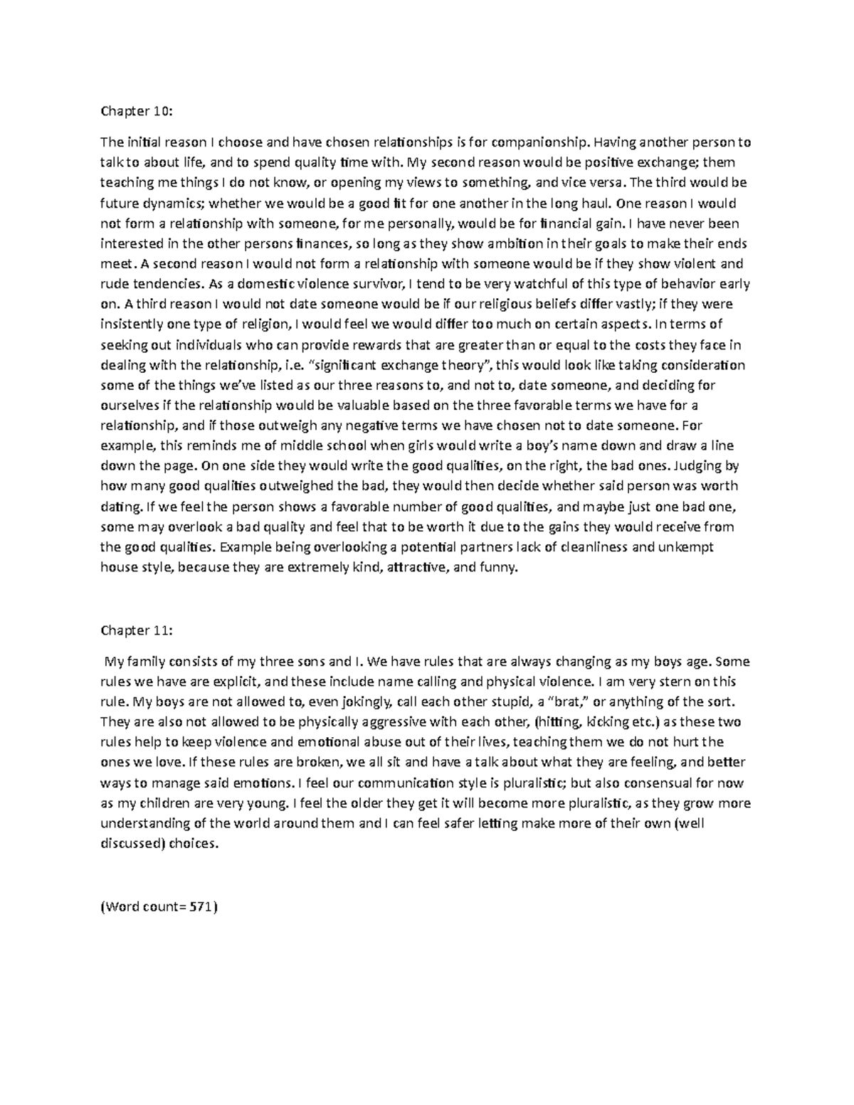 CH11AND12 - chapters 11 12 - Chapter 10: The initial reason I choose ...