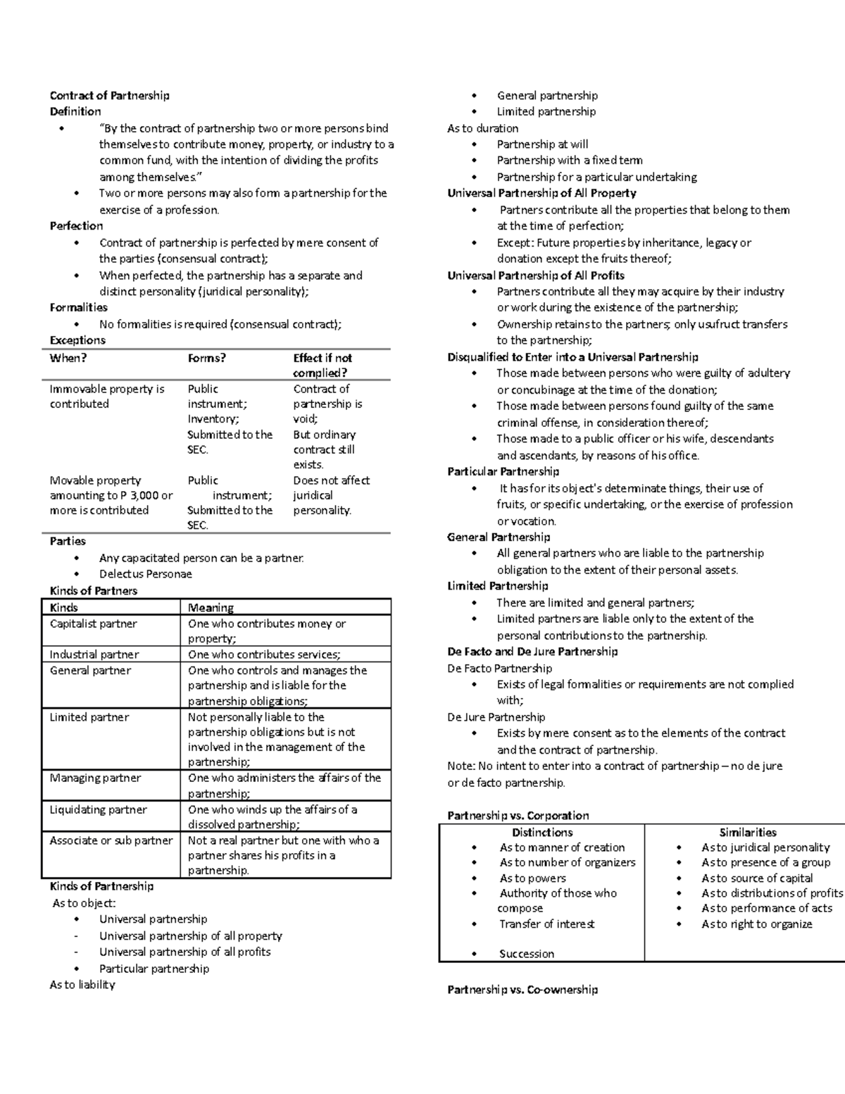 business-law-notes-contract-of-partnership-definition-by-the