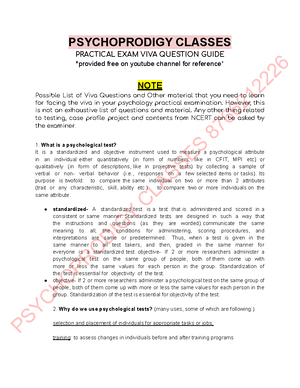VPI - Vocational Preference Inventory(VPI