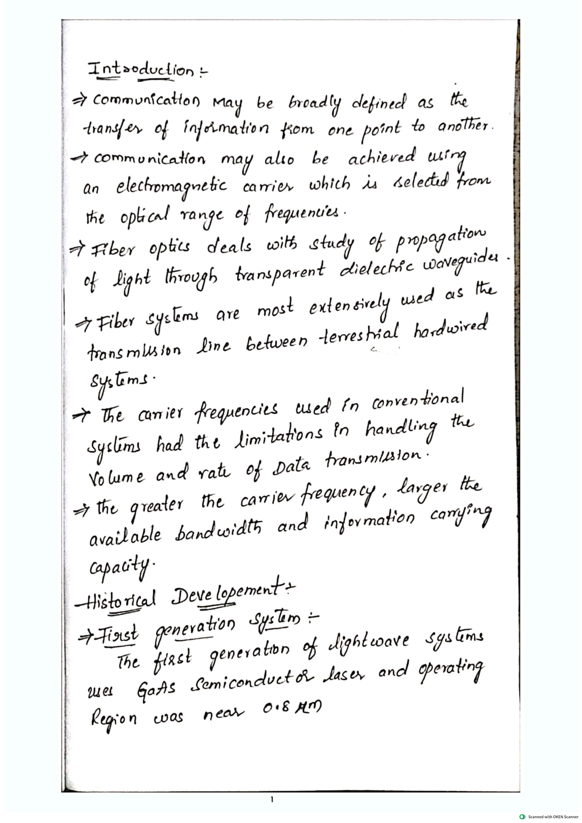 OC UNIT 1 - useful to study - Introduction : communication May be ...