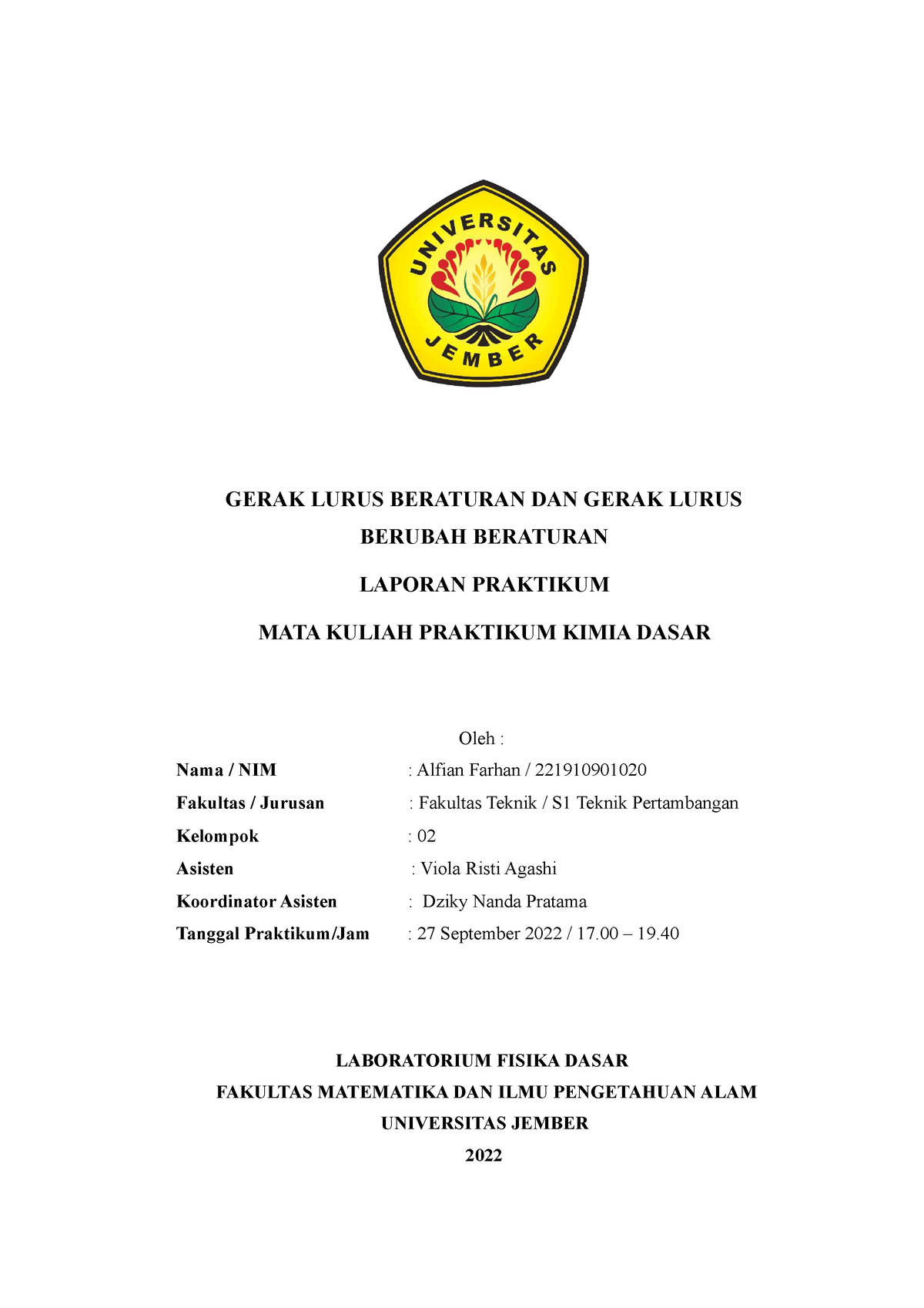 Glb Dan Glbb (2) Alex - GERAK LURUS BERATURAN DAN GERAK LURUS BERUBAH ...