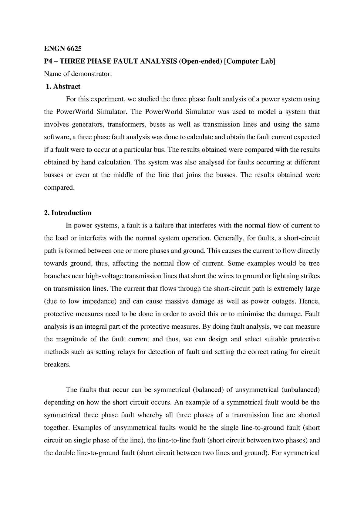 three-phase-fault-analysis-engn-6625-p4-three-phase-fault-analysis