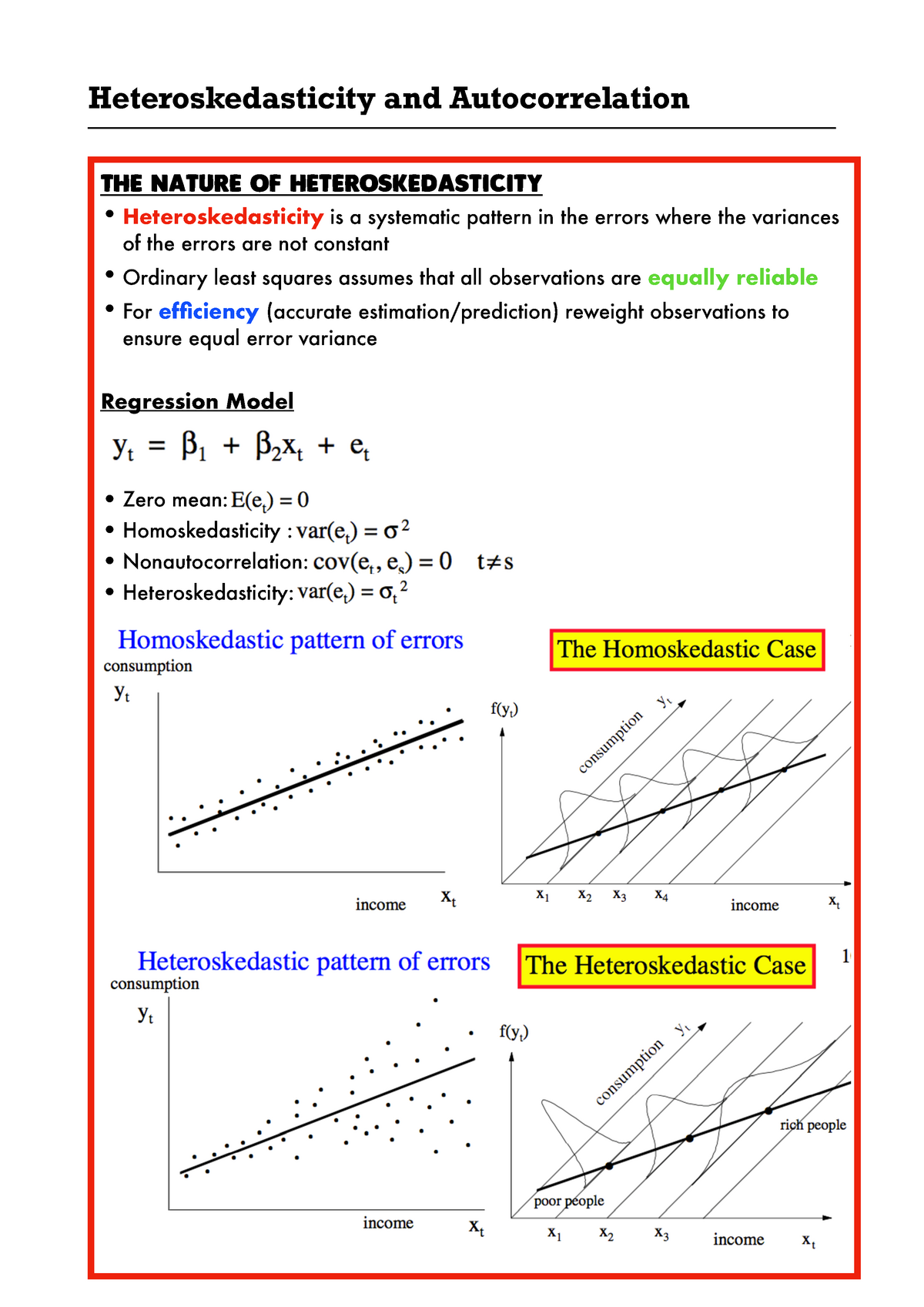 Heteroskedasticity And Autocorrelation - Derivation Of An Alternative ...