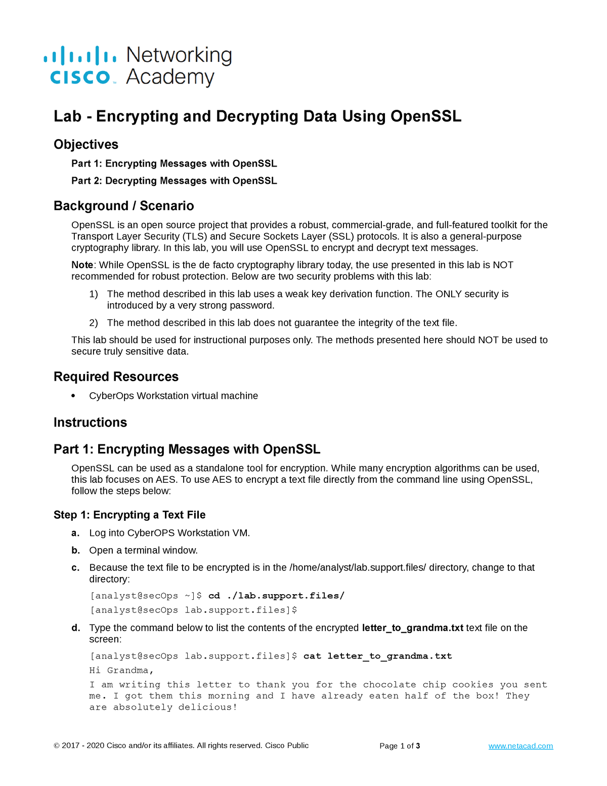 Lab Docx Lab Encrypting And Decrypting Data Using Openssl Hot Sex Picture 4979