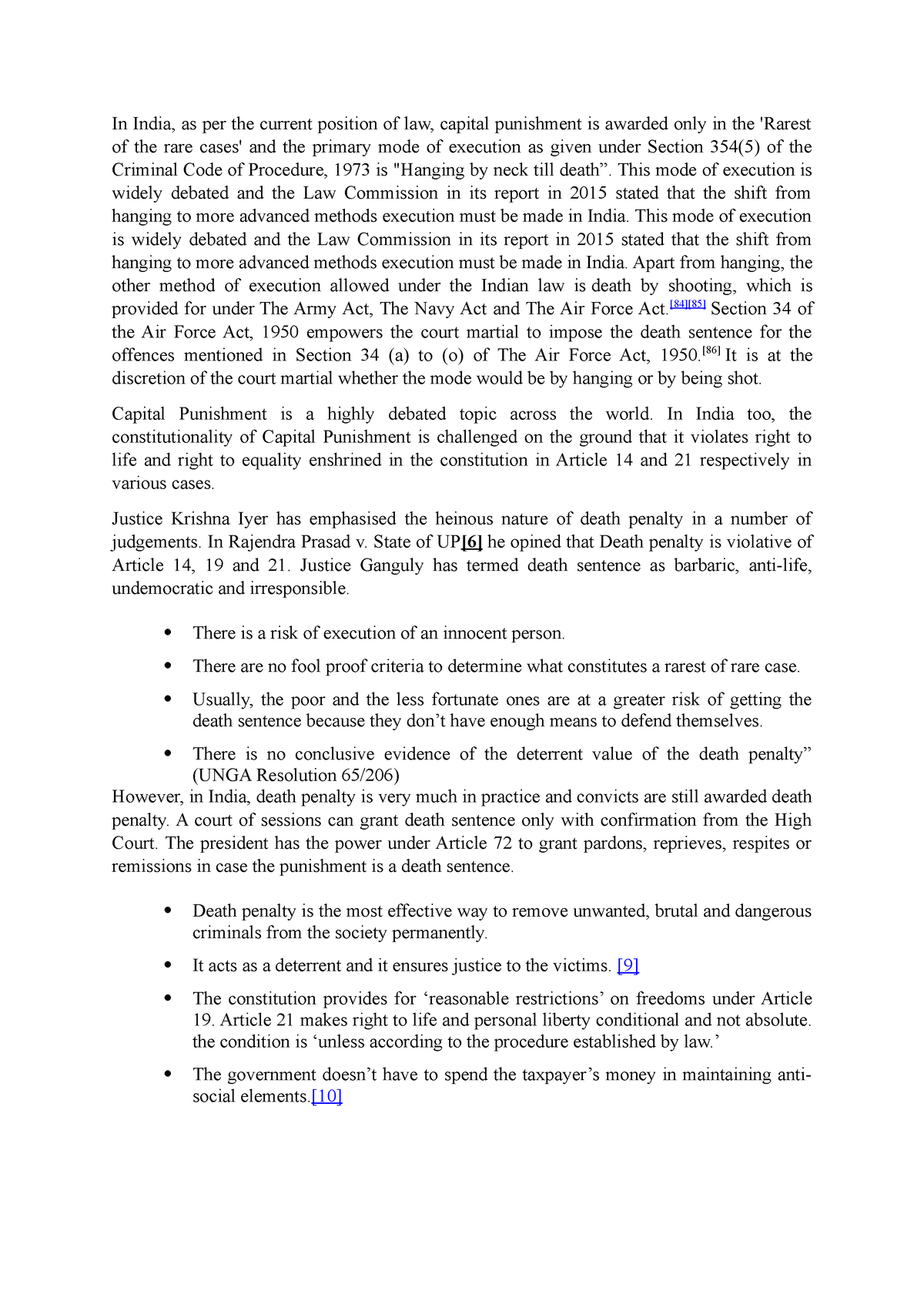 capital punishment in india essay pdf