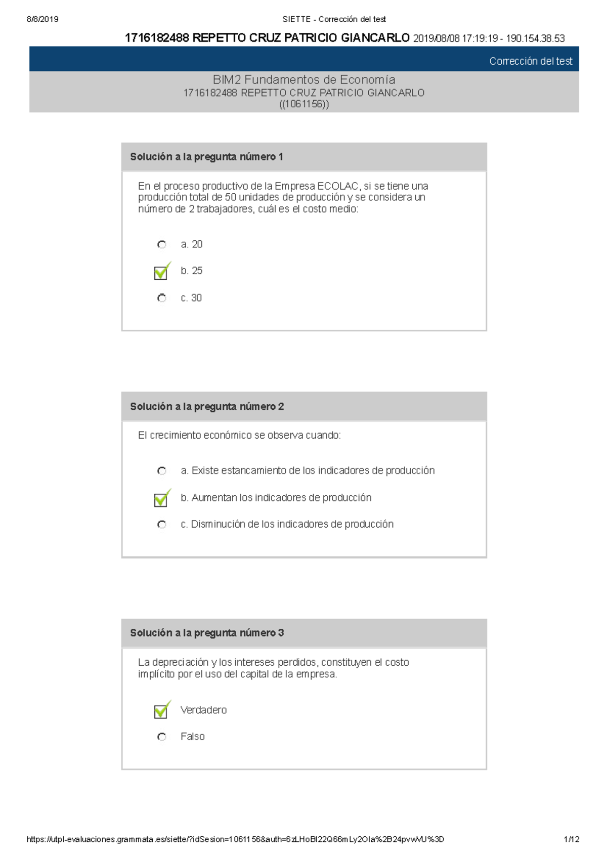 Examen B2 Economia - Apuntes 7 - Corrección Del Test 1716182488 REPETTO ...