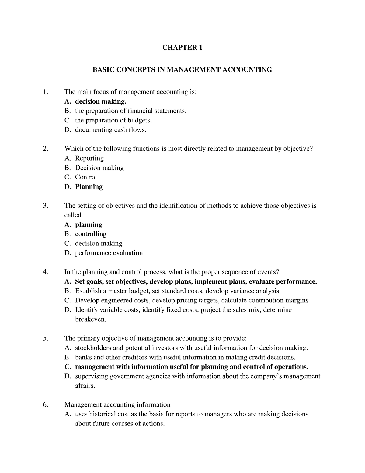 mcq-cost-management-accounting-chapter-1-basic-concepts-in-management