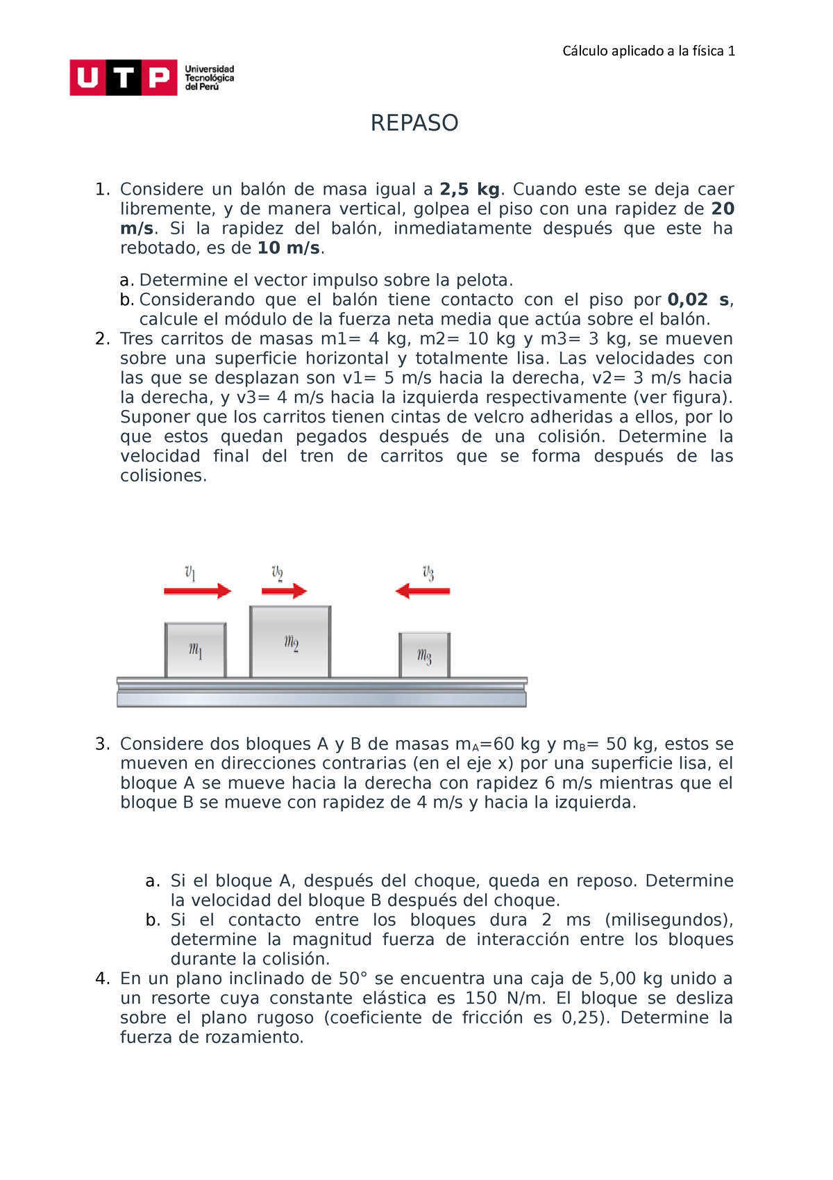 Ejercicios De Repaso - Parcial 2 - Cálculo Aplicado A La Física 1 ...