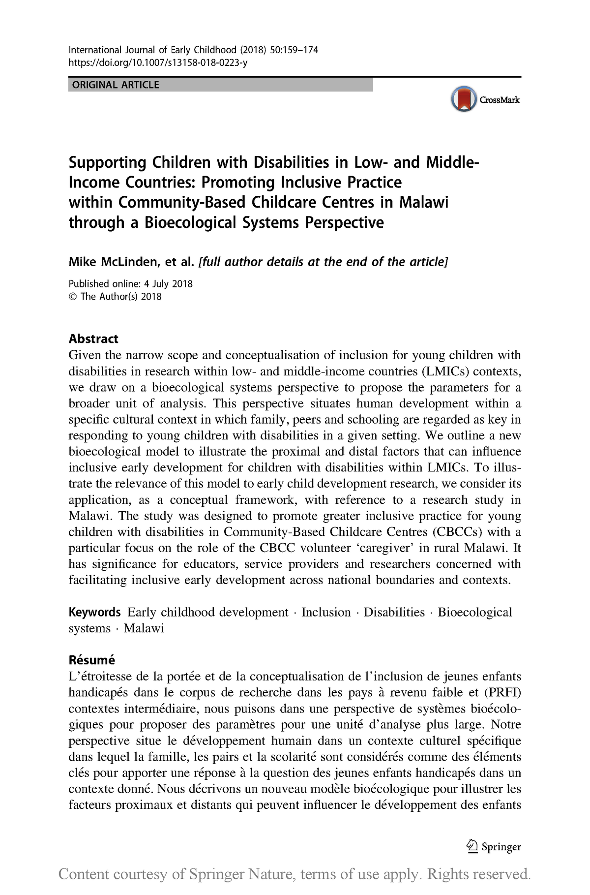 research paper on students with disabilities