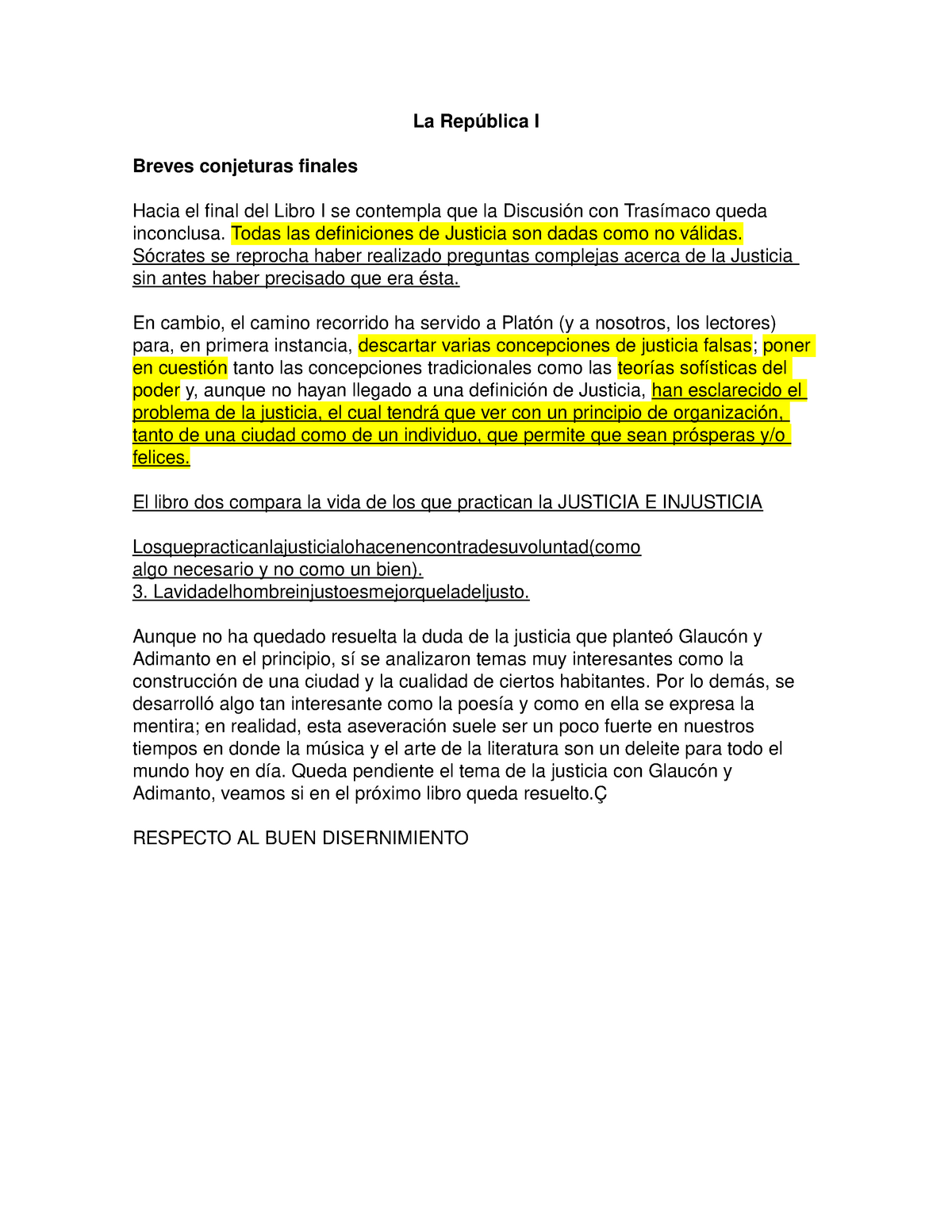 La Republica I Lecture Notes 4 5 3 1 Studocu