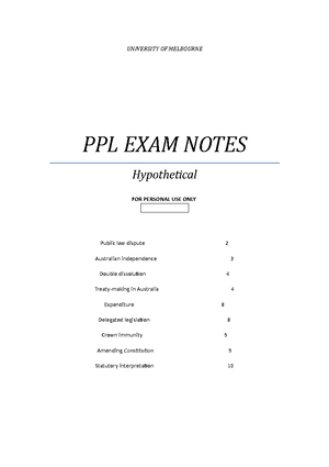 LAWS50024 PPL - 2023 Sem 1 - LMS readings topic 03 - For use only by ...