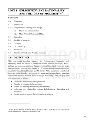 B.A.(Hons.)Political Science Understanding Political Theory (DC-1 ...