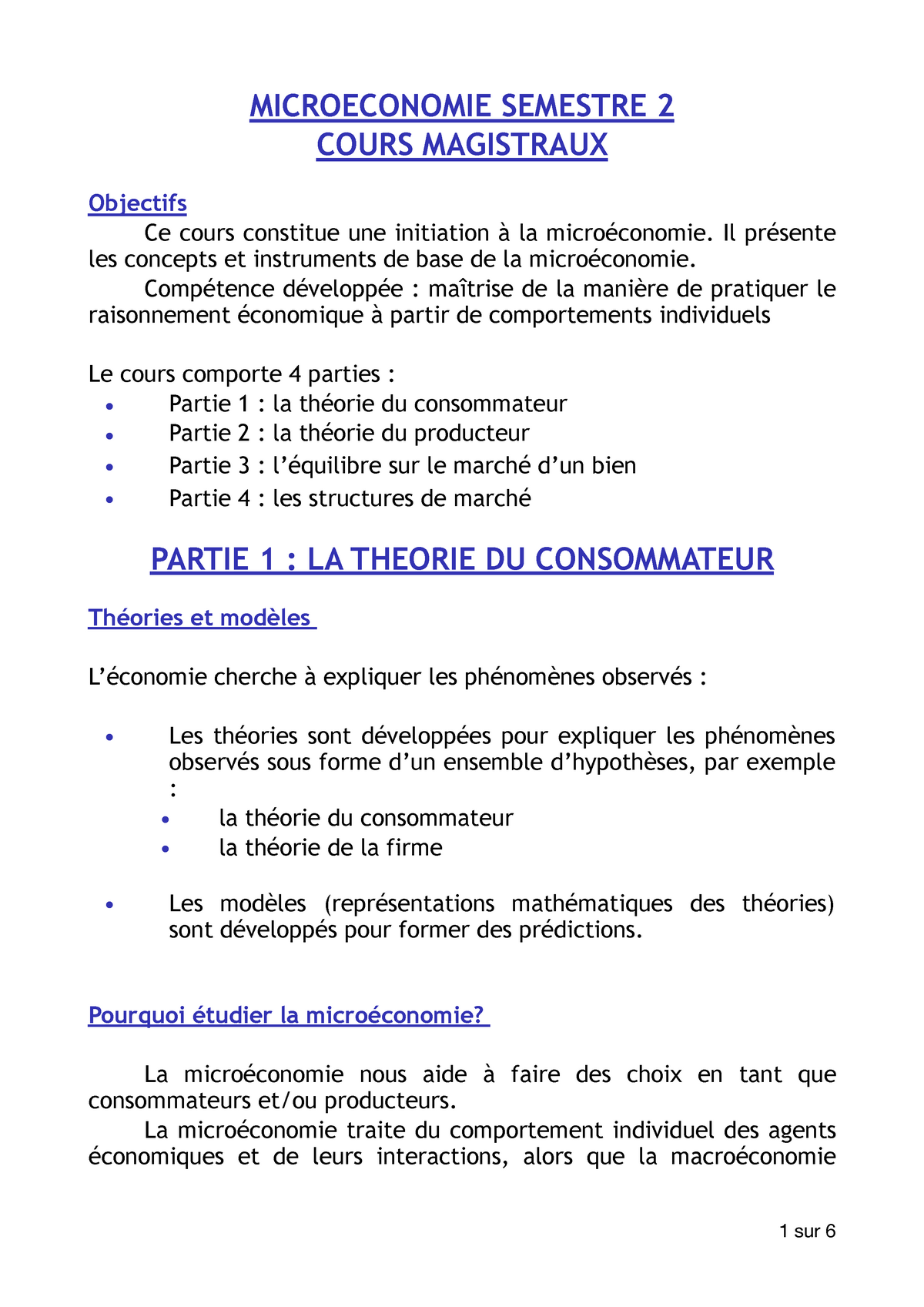 Miicroeco Intro Notes De Cours Semestre 2 Studocu - 