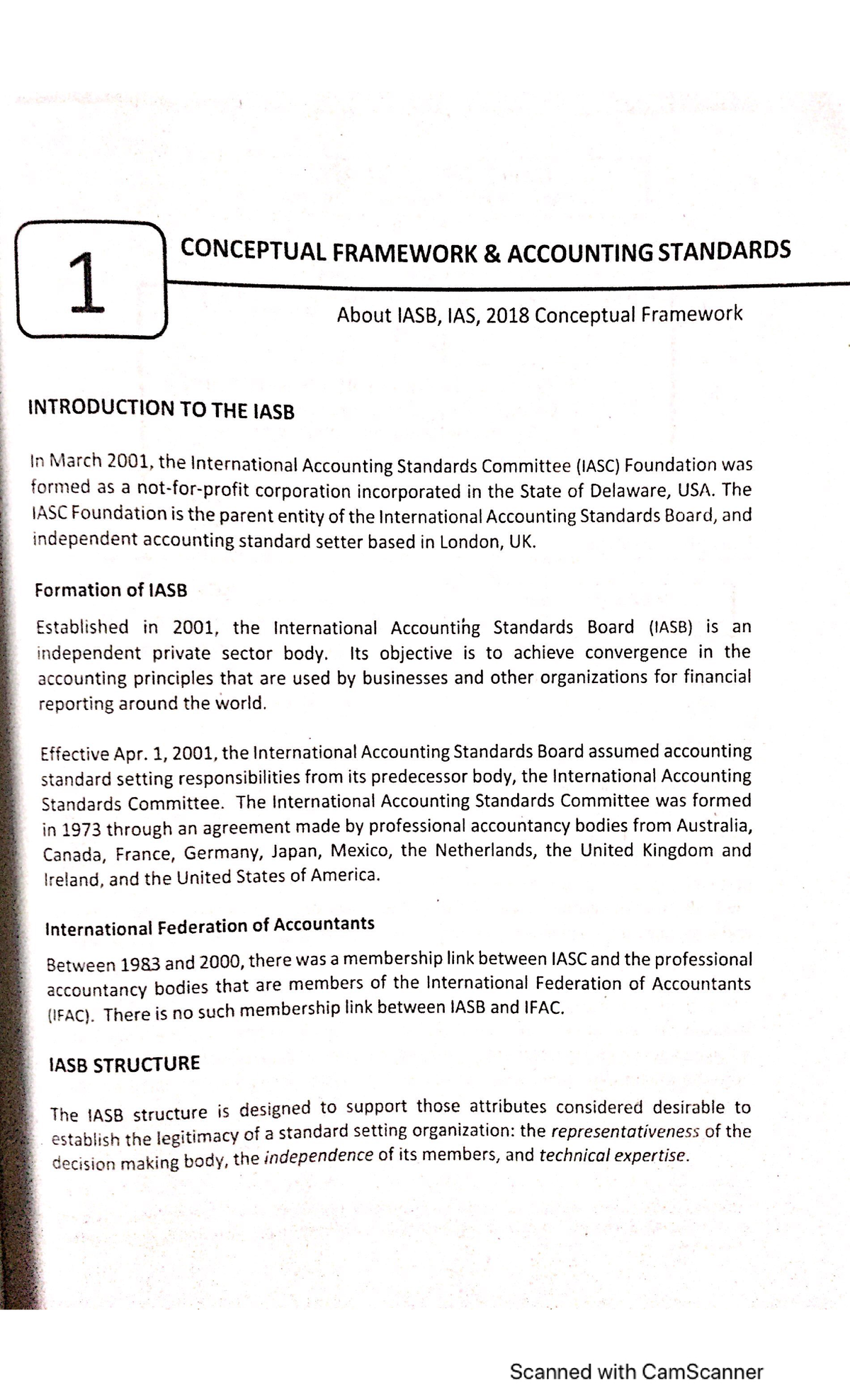 Chapter 1 - Accountancy - Studocu