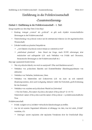 (pdf) Grundlagen Der Governanceanalyse Lernzusammenfassung Download