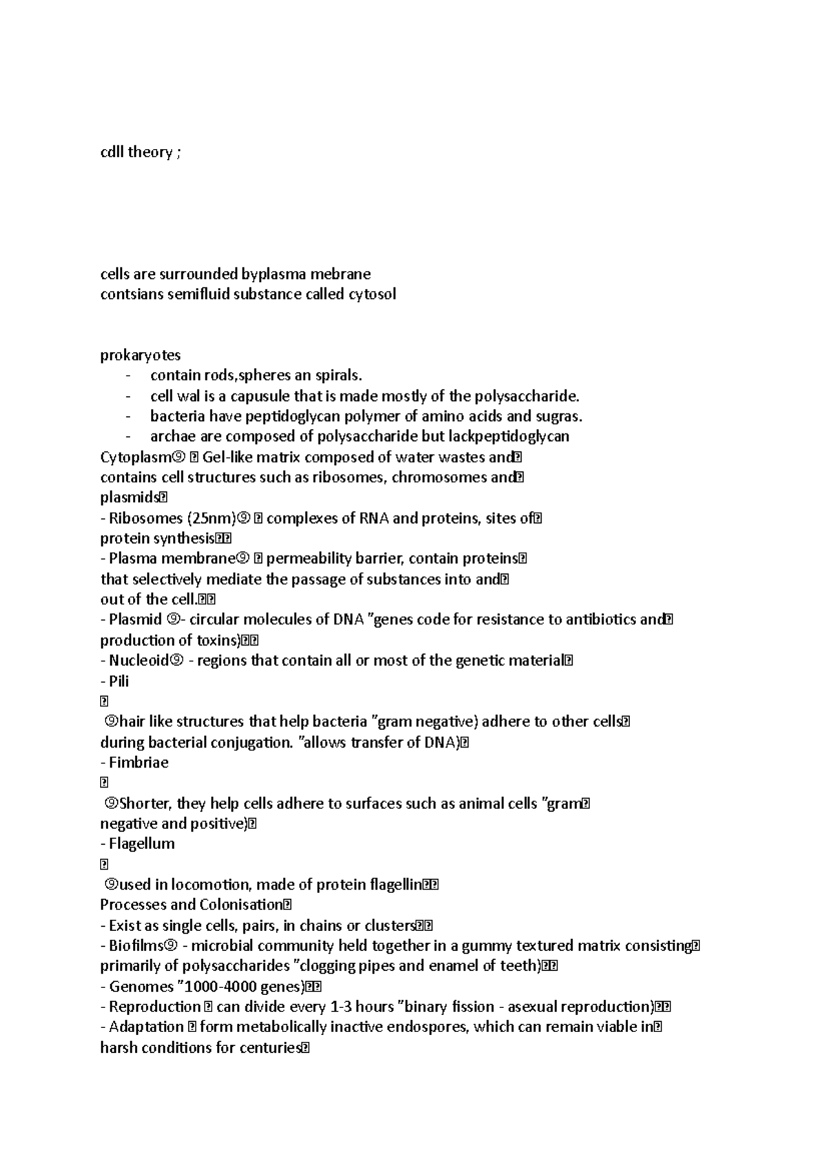 Cdll theory - cell wal is a capusule that is made mostly of the ...