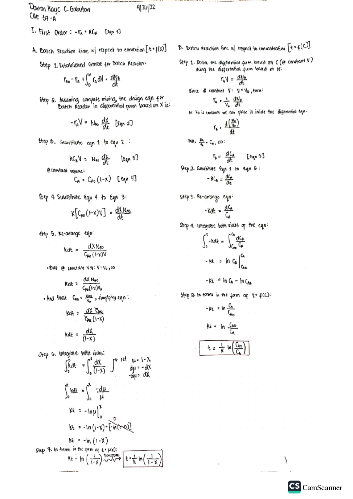 Assignment 4 CHE37A - Principles of Physical Chemistry - CamScanner ...