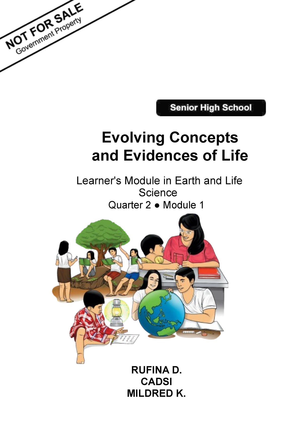 ELS11 12 Q2mod1-evolving-concept-and-evidences-of-life - Evolving ...