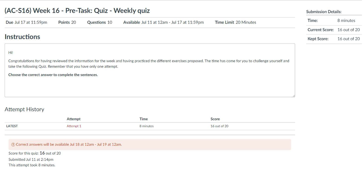 Ac S16 Week 16 Pre Task Quiz Weekly Quiz Ingles Iii Studocu Ac S16 Week 16 Pre Task Quiz Weekly Quiz Ingles Iii Studocu