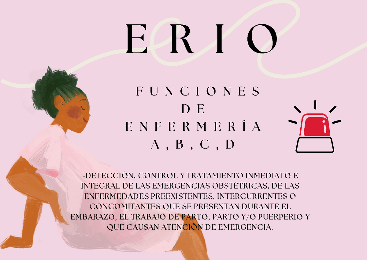 ERIO Funciones De Enfermería A,B,C,D - F U N C I O N E S D E E N F E R ...