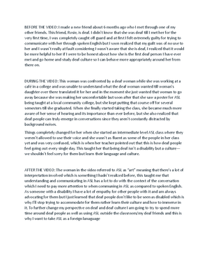 Report: Why is Learning ASL a challenge - Why is Learning ASL a ...