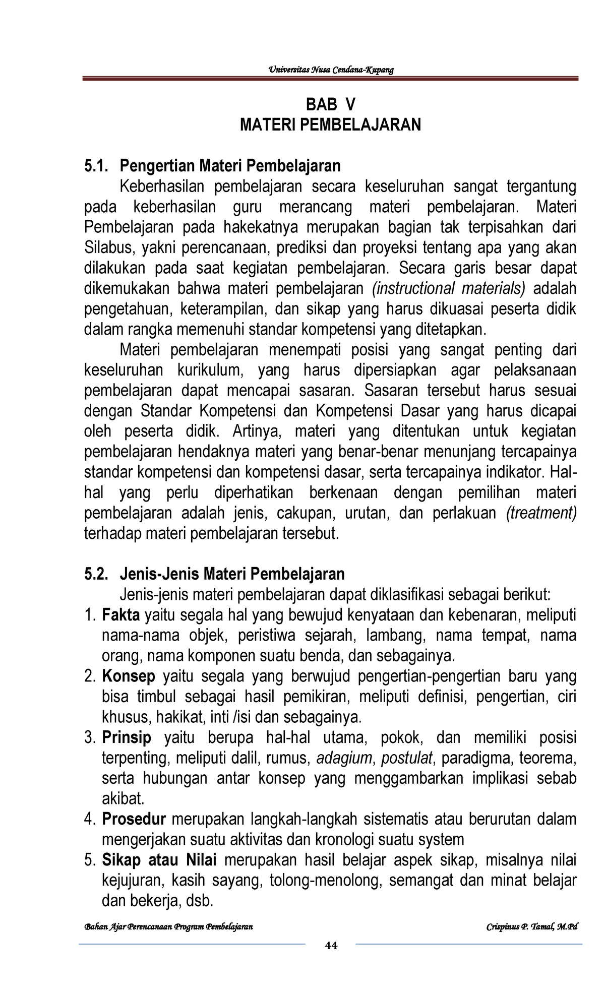 Modul 5 - Baca Dengan Benar - Bahan Ajar Perencanaan Program ...