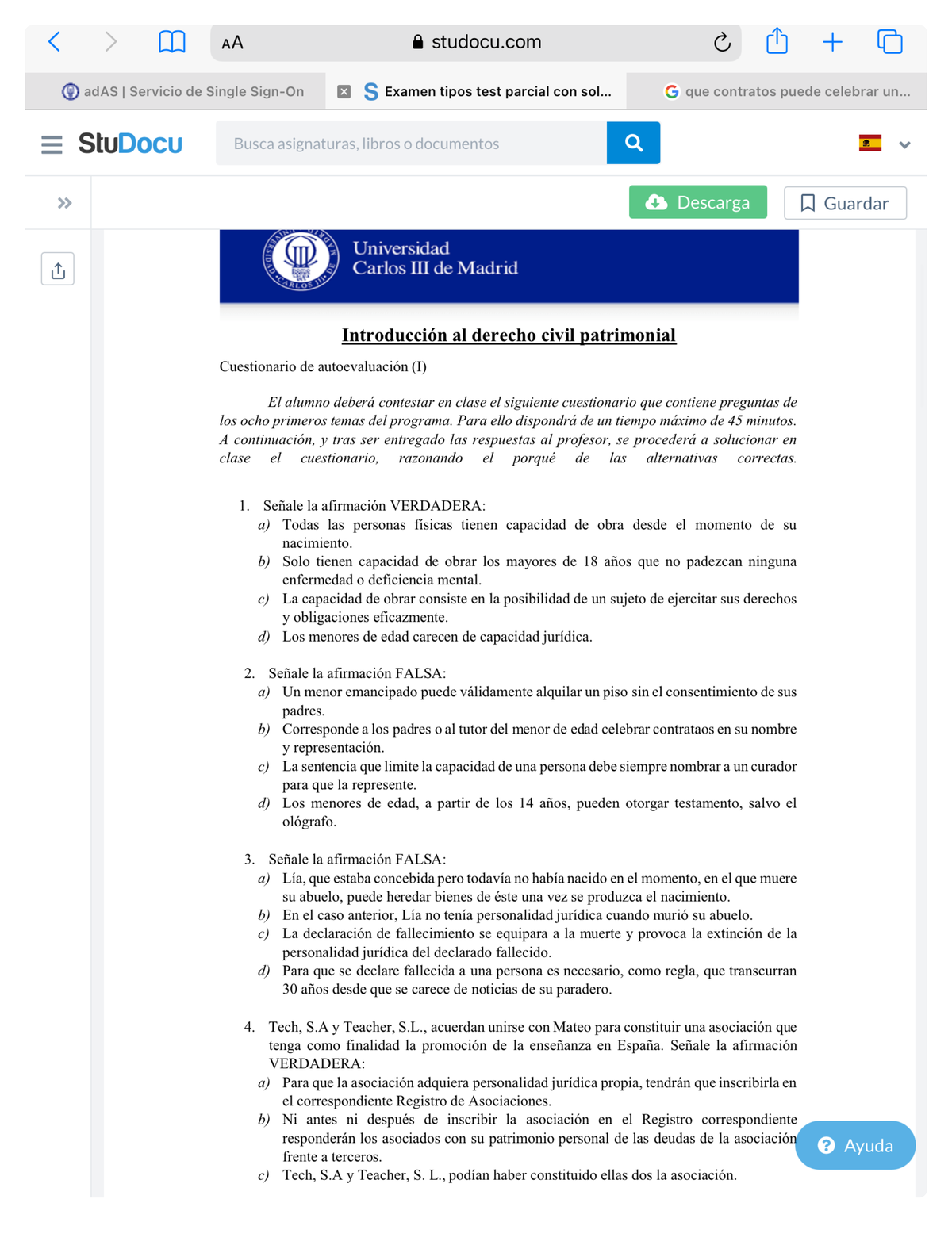 Derecho 2 - Sdfasdfa - Libertad De Conciencia Y Su Proyección En Las ...