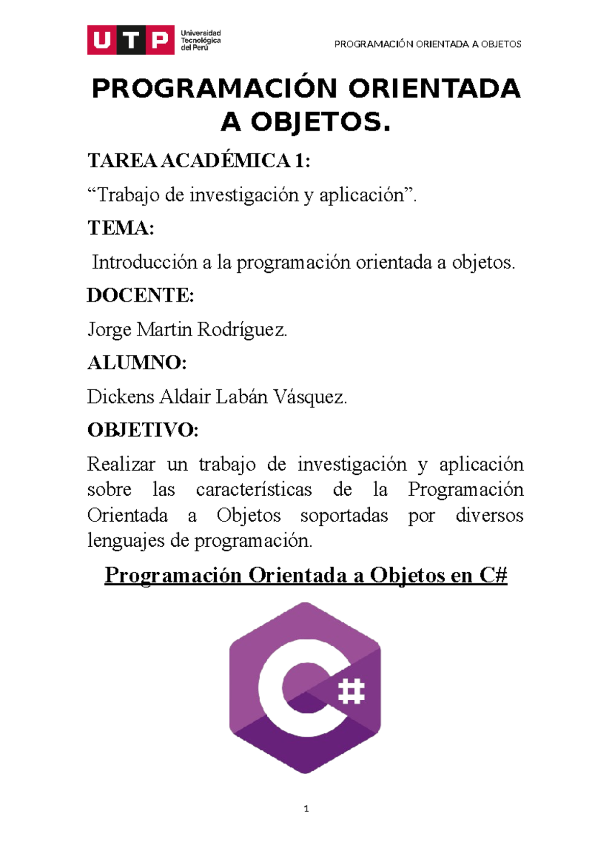 Programación Orientada A Objetos EN C - PROGRAMACIÓN ORIENTADA A ...