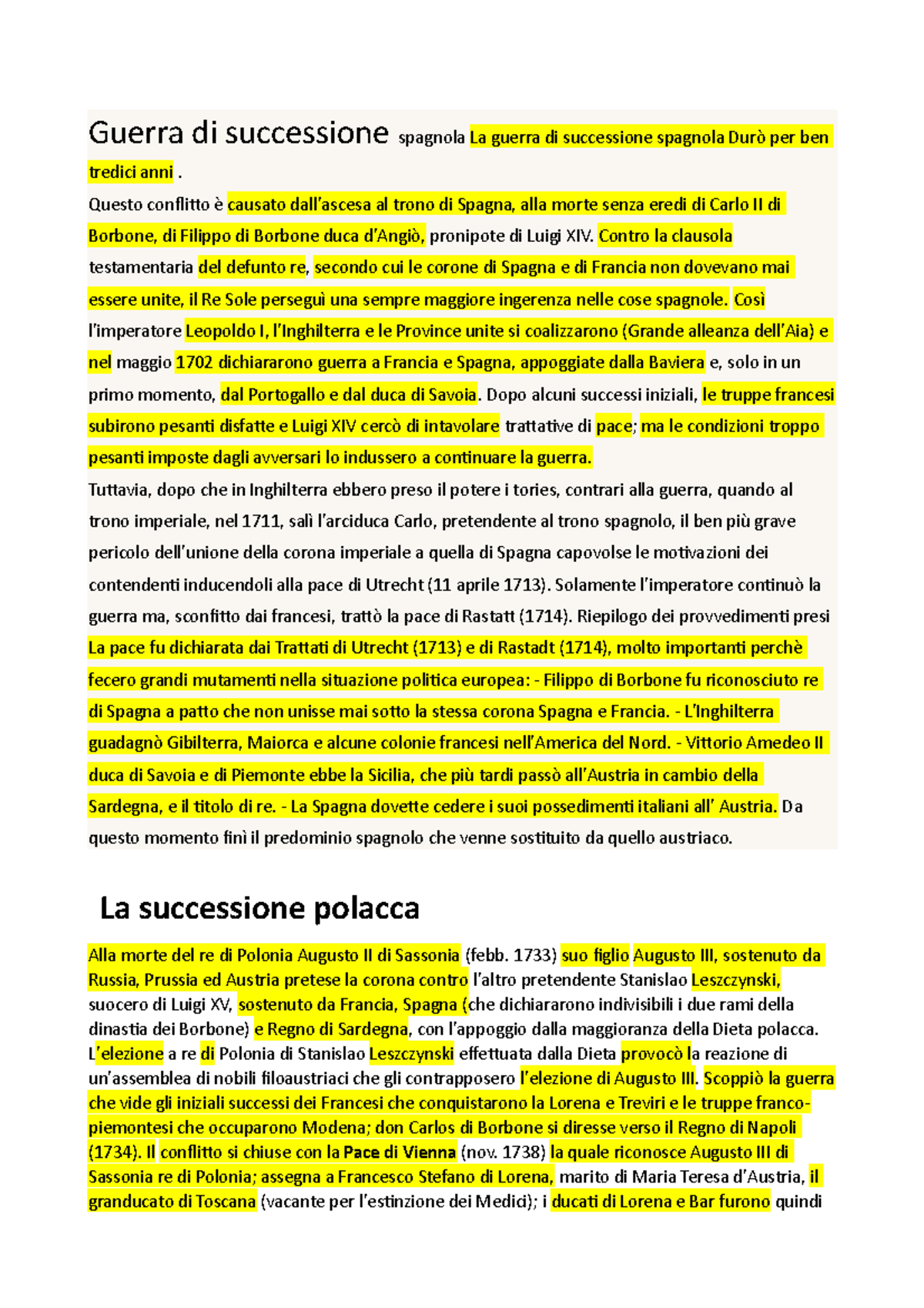 Guerra di successione spagnola La guerra di successione spagnola Durò