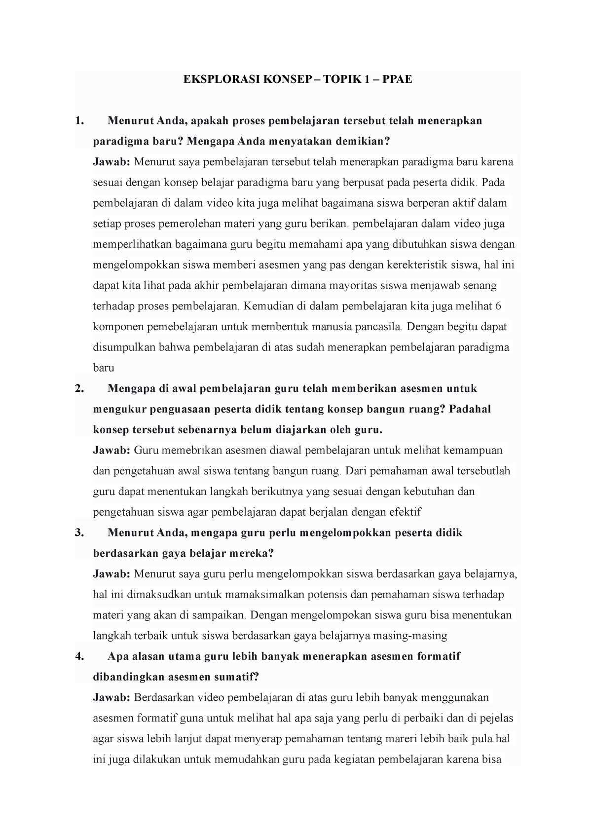 Eksplorasi Konsep - T1 - PPAE - EKSPLORASI KONSEP – TOPIK 1 – PPAE ...