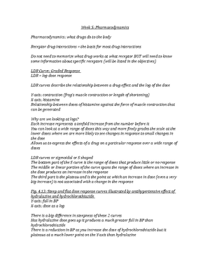 Week 2 Pharmocokinetics - Week 2-3: Pharmacokinetics Pharmacokinetics ...