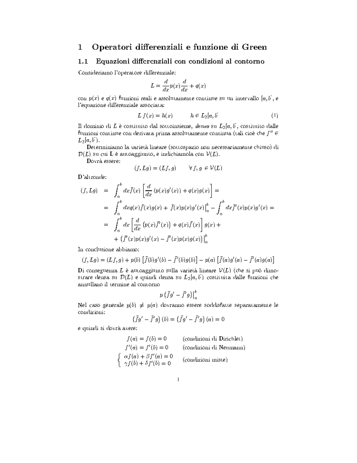 Funzioni di Green ☎ ☛ ☞ ☎ ☎ ☎ ★ ☞ ☎ ☎ ☎ Studocu