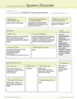 Managing a closed suction drain ACTIVE LEARNING TEMPLATES TherapeuTic