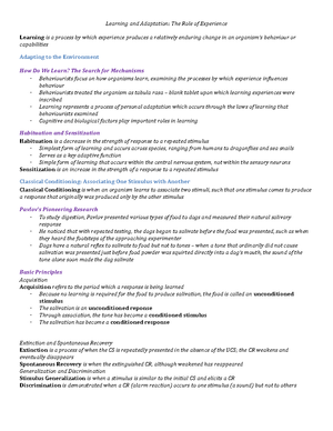 Chapter 1 Psychology 1000 - Psych 1000: Chapter 1 – Psychology: The ...