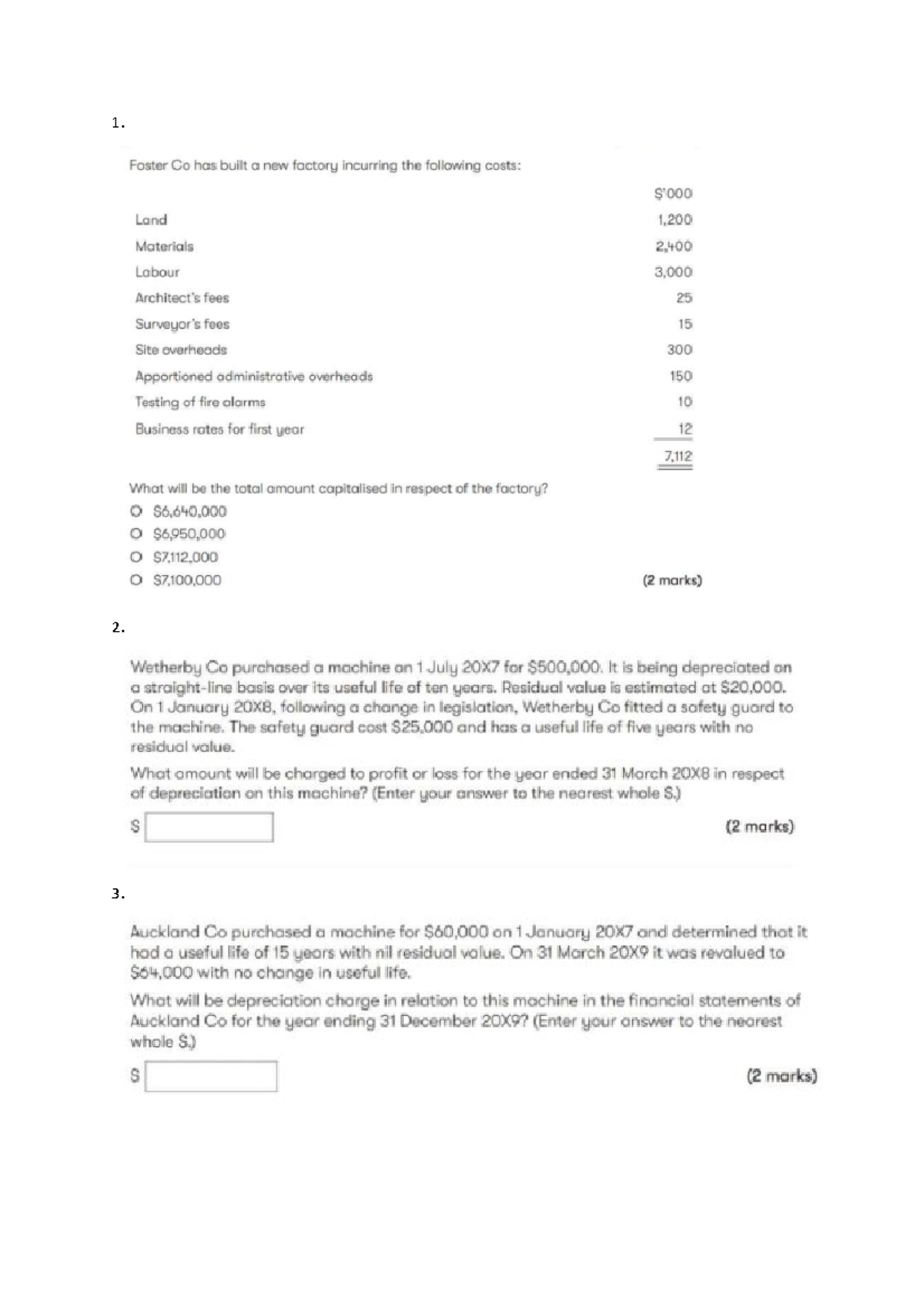 Homework Questions - 30-09-2023 - Financial reporting - 1. 2. 3. 4. 5 ...