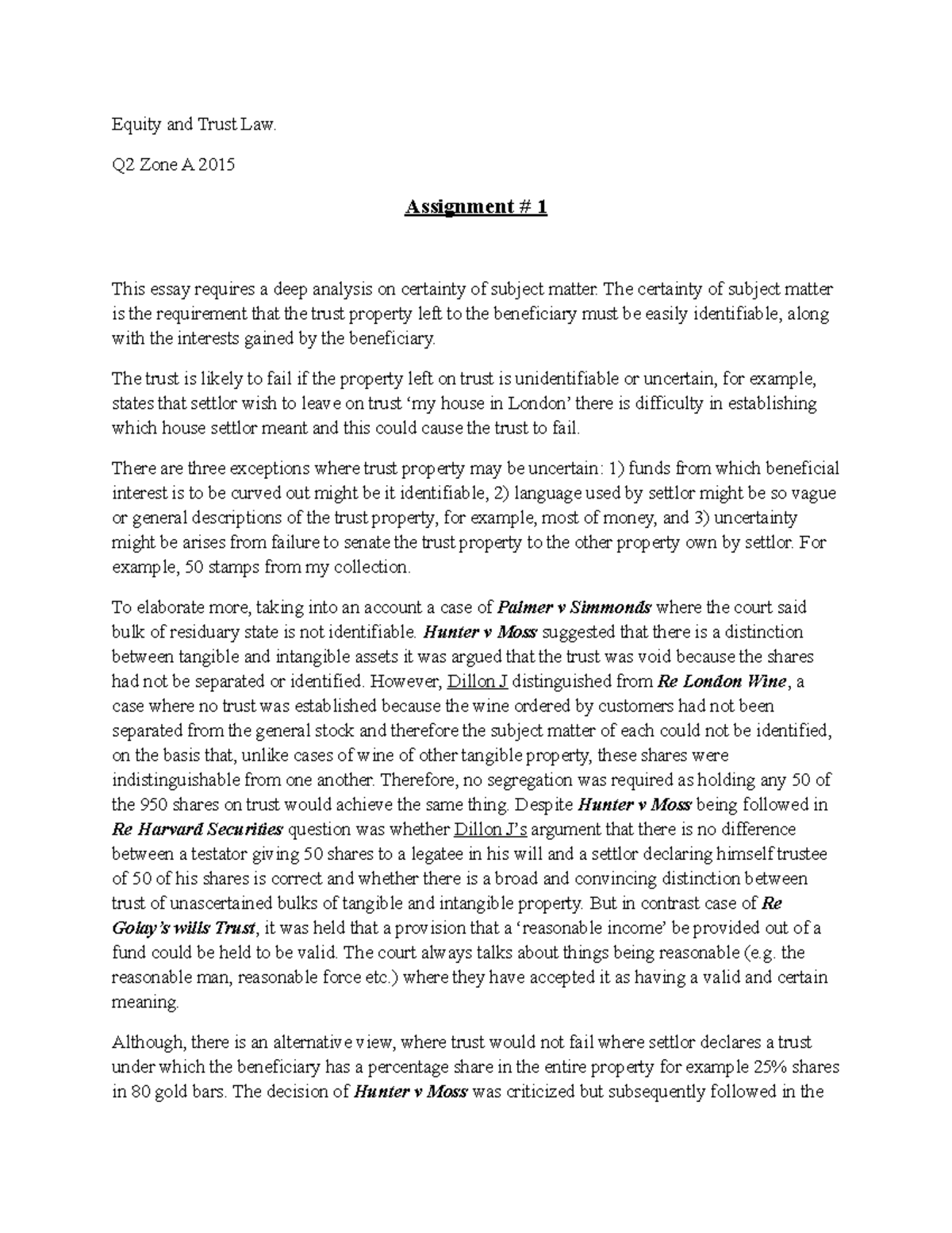 Outlines for essays on trust image