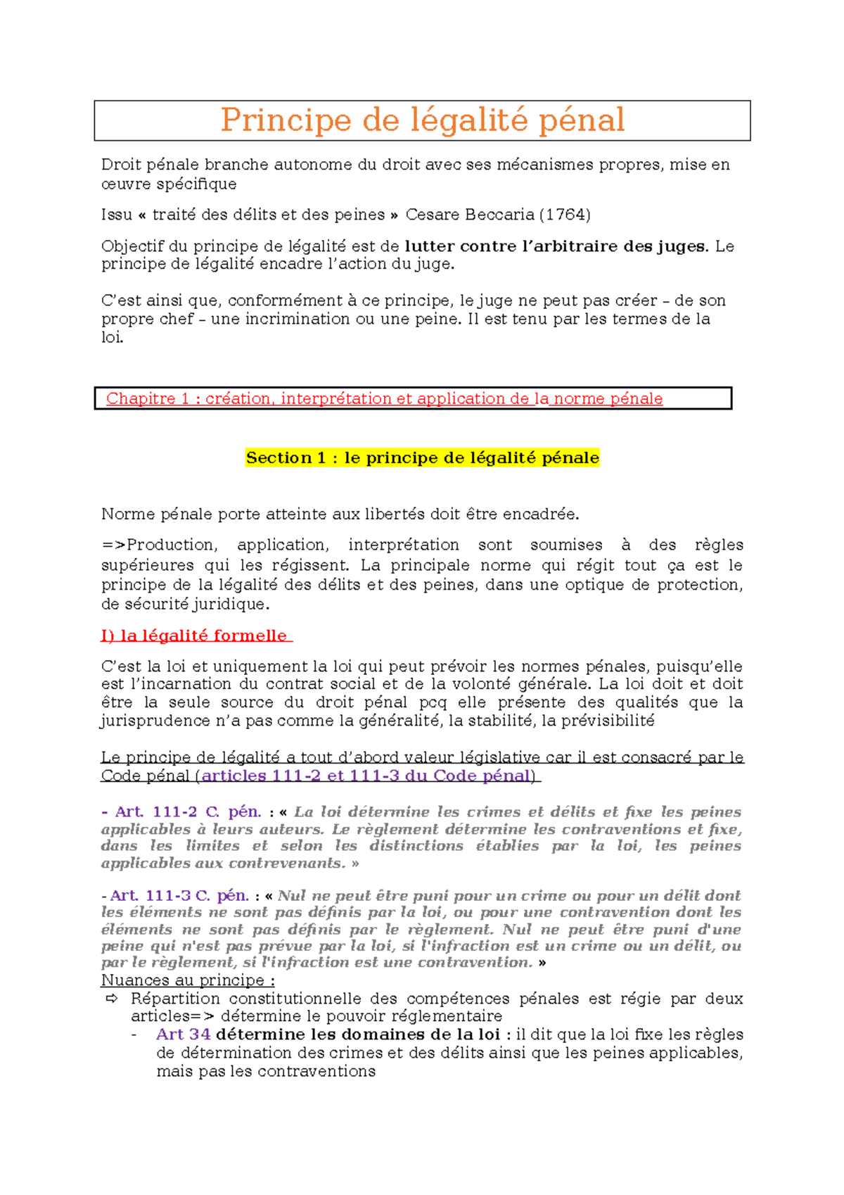 Principe de légalité pénal droit penal general L2 Principe de légalité pénal Droit pénale Principe de légalité pénal droit penal general L2 Principe de légalité pénal Droit pénale