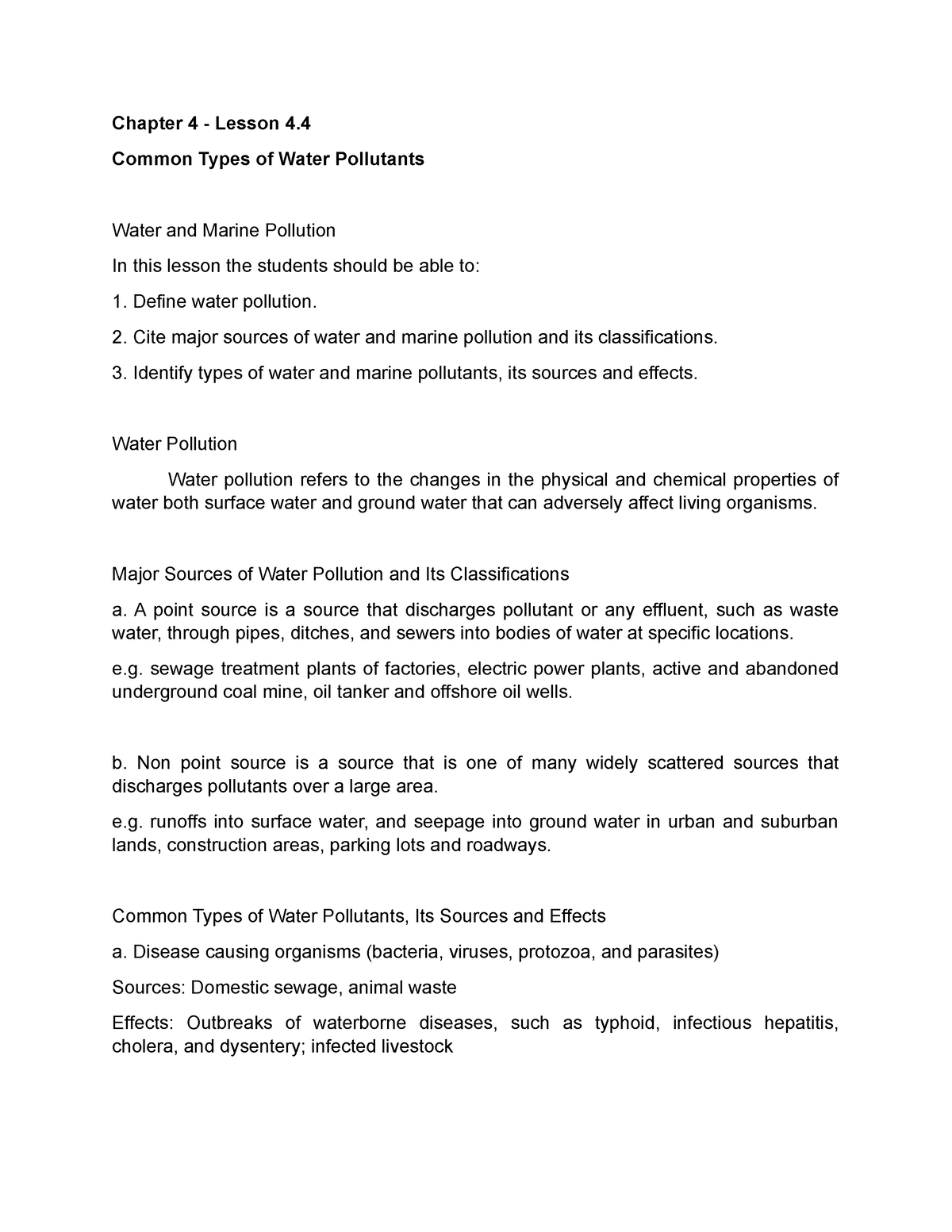 common-types-of-water-pollutants-chapter-4-lesson-4-common-types