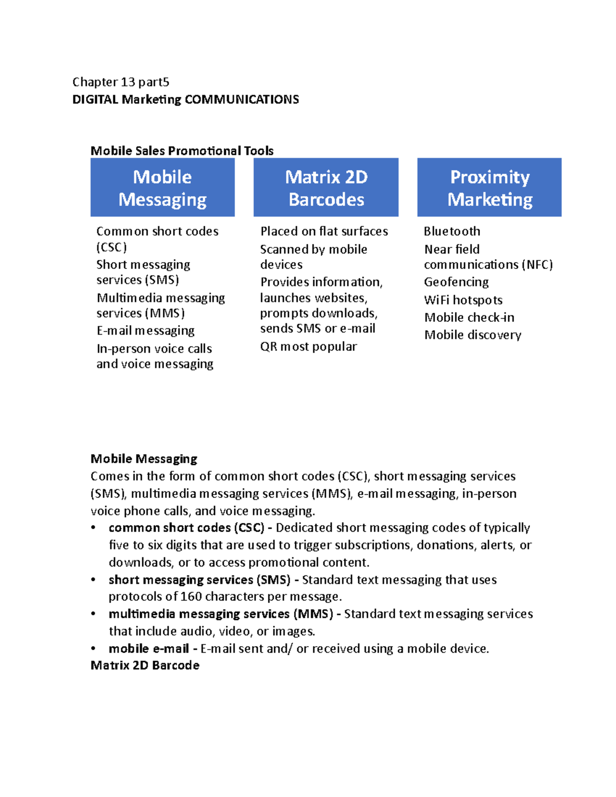Chapter 13 part5 - Lecture notes 13 - Chapter 13 part DIGITAL Marketing ...