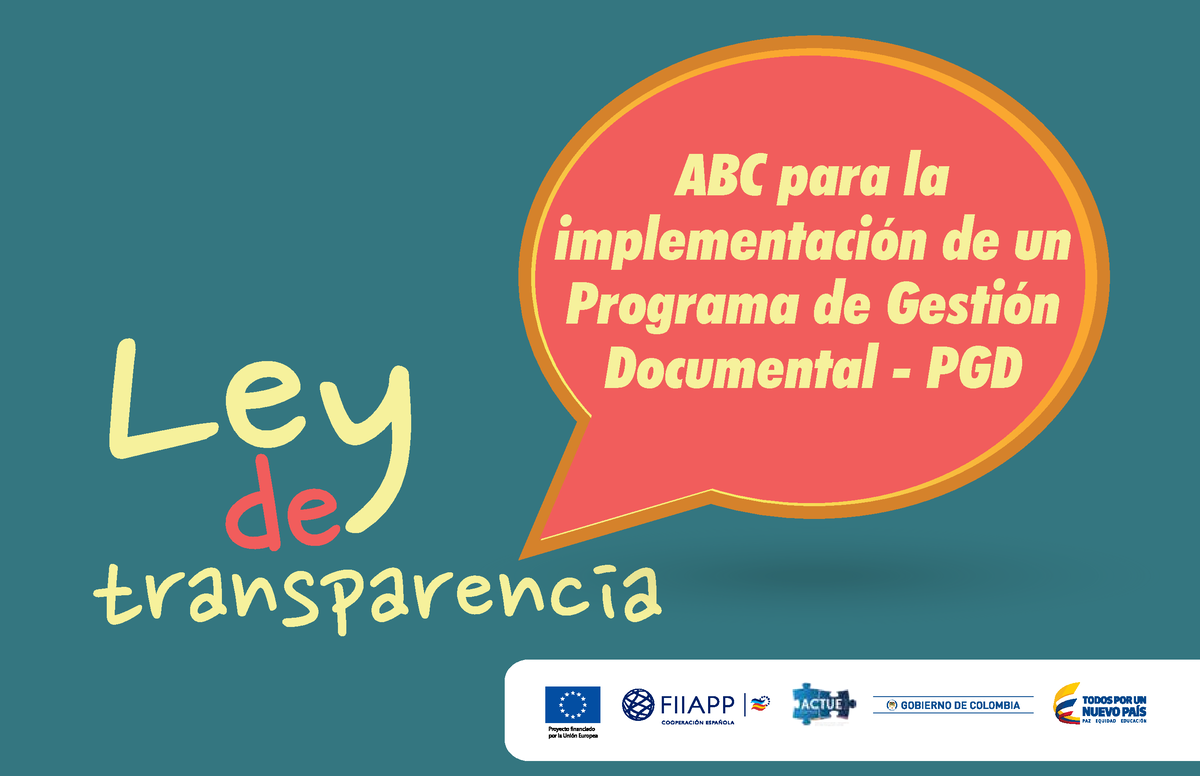 Abc Para La Implementacion De Un Programa De Gestion Documental Pgd Abc Para La Implementación 5293