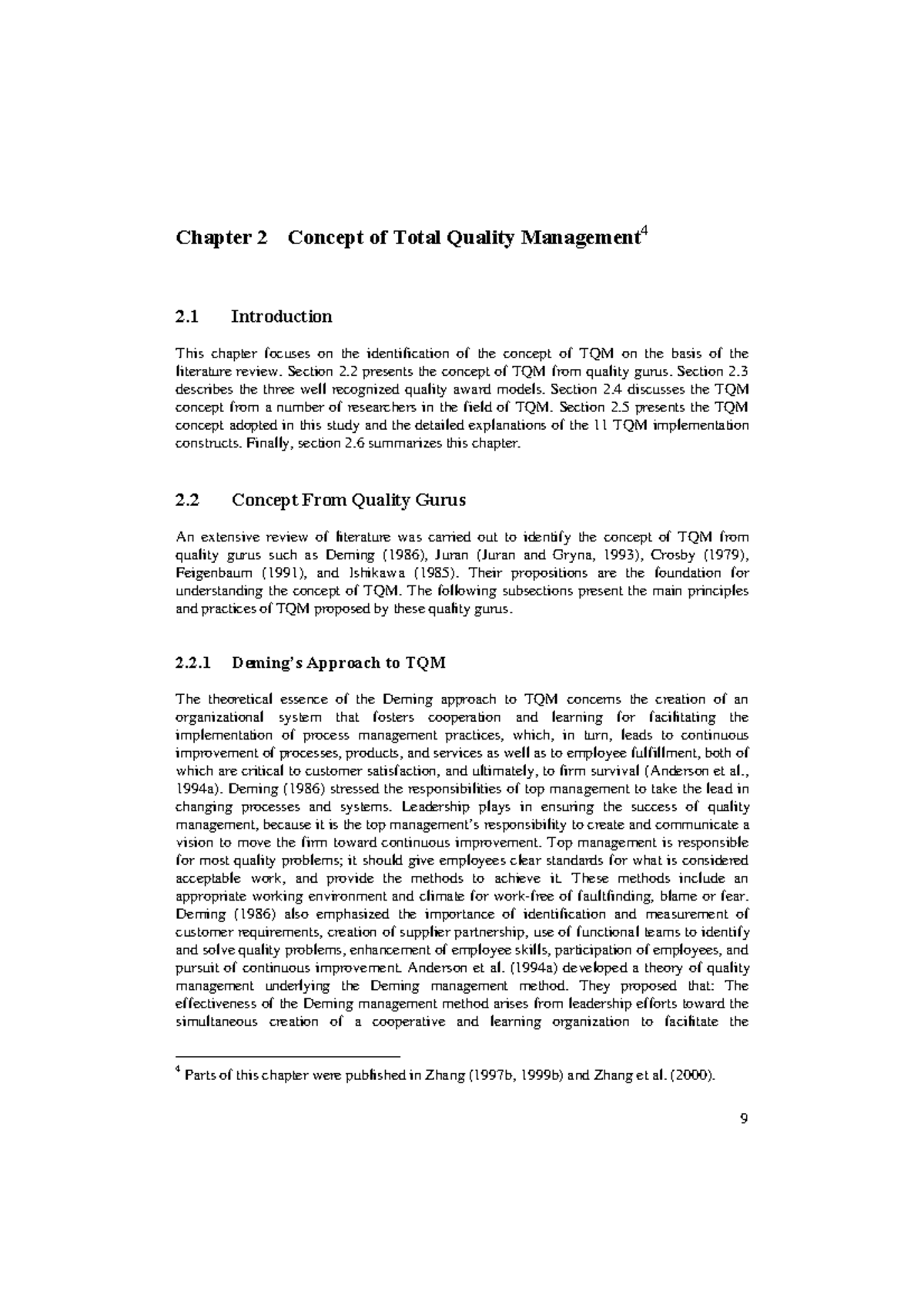 C2 - Total Quality Management - Chapter 2 Concept Of Total Quality ...