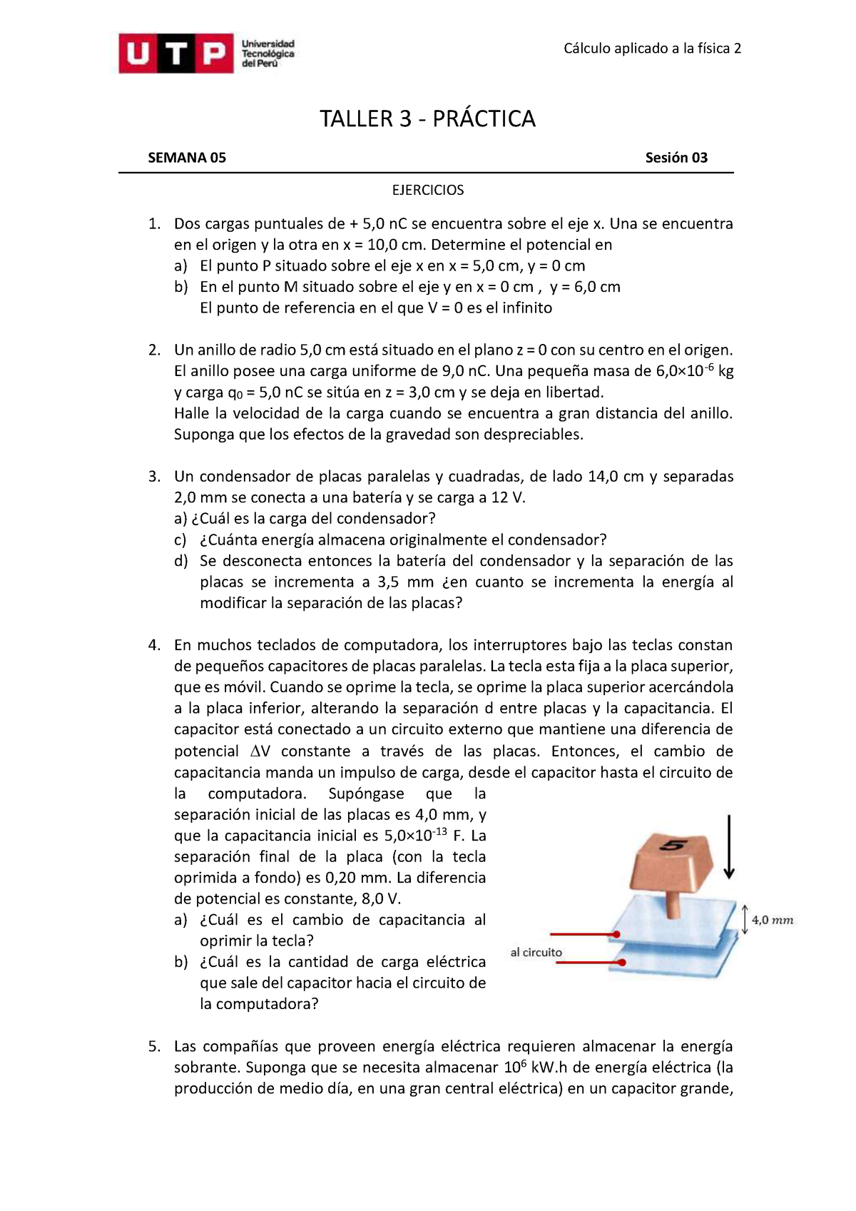 S05.s3 - Ejercicios - Taller 3 - C·lculo Aplicado A La FÌsica 2 TALLER ...