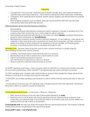 Accounting Notes And Questionnaire - What Type Of Misstatement Does ...