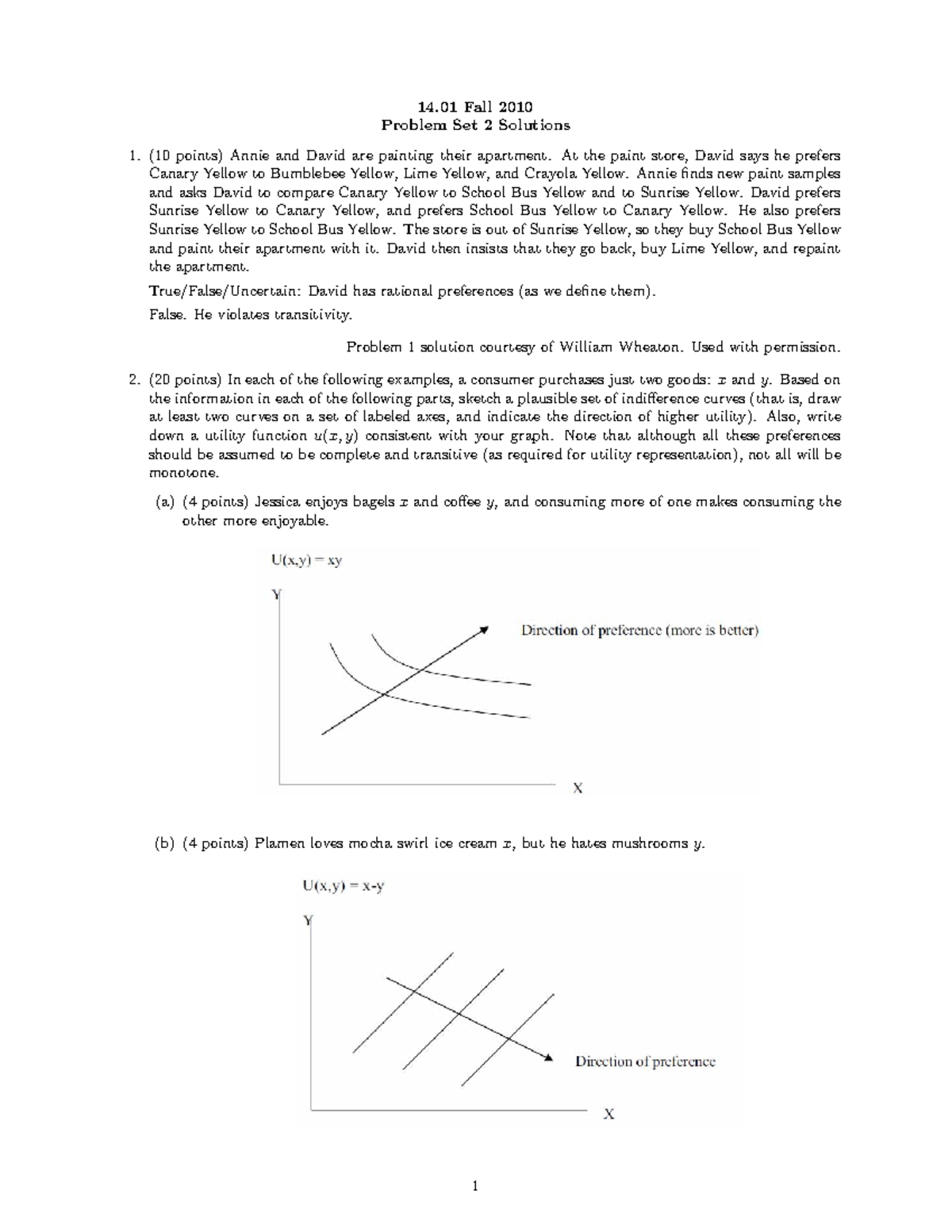 MIT14 01SCF11 Soln02 - Problem Set 2 - 14 Fall 2010 Problem Set 2 ...