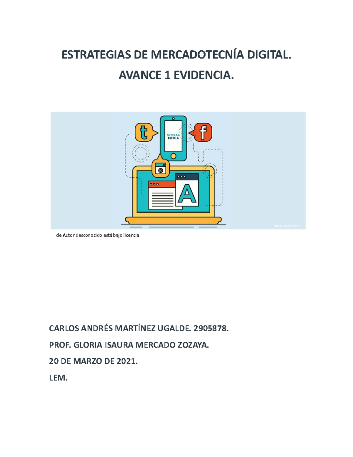Estrategias DE Mercadotecnía Digital ev 1 - ESTRATEGIAS DE ...