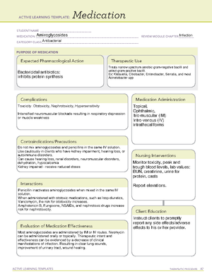 Metronidazole Flagyl - n/a - ####### ACTIVE LEARNING TEMPLATES ...