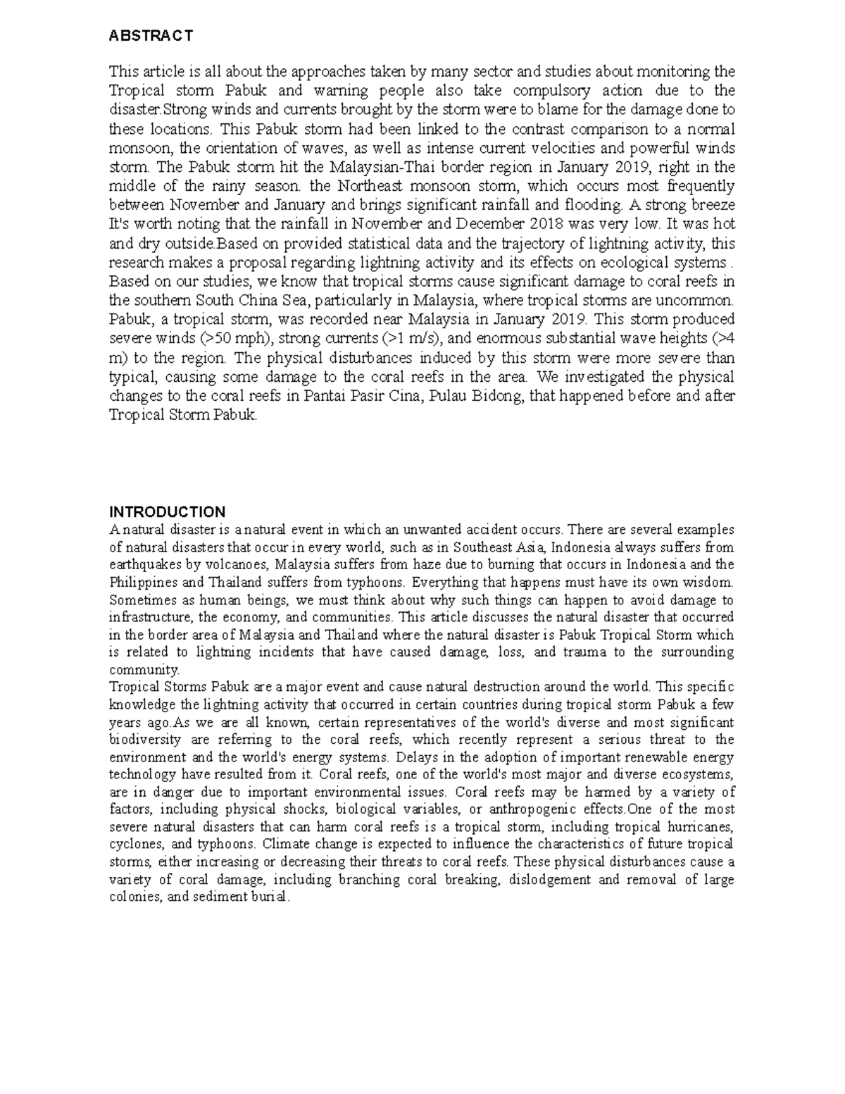 Ipe - psp - ABSTRACT This article is all about the approaches taken by ...