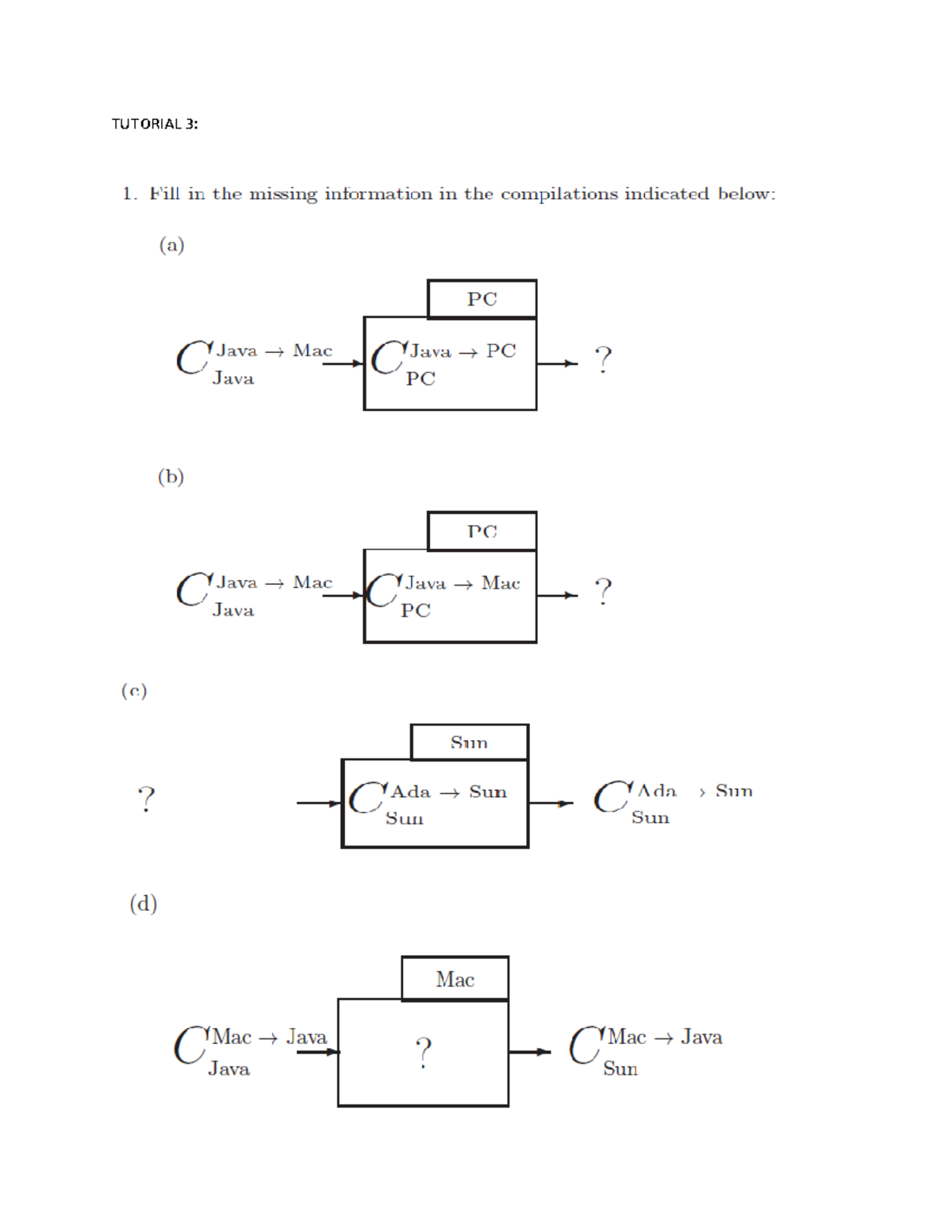 Tutorial 3 - principles of compiler - TUTORIAL 3: - Studocu