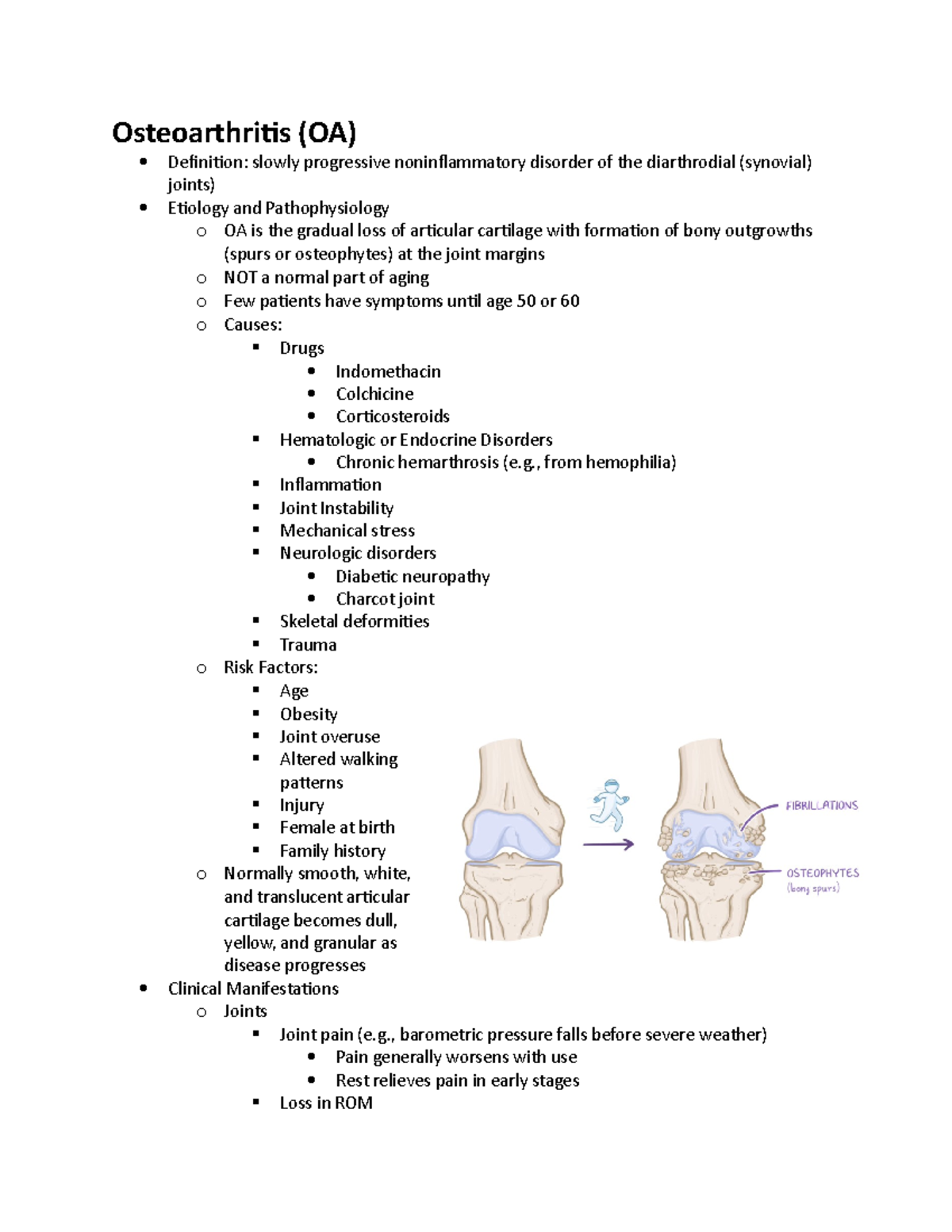 Autoimmune Conditions - Osteoarthritis (OA) Definition: slowly ...